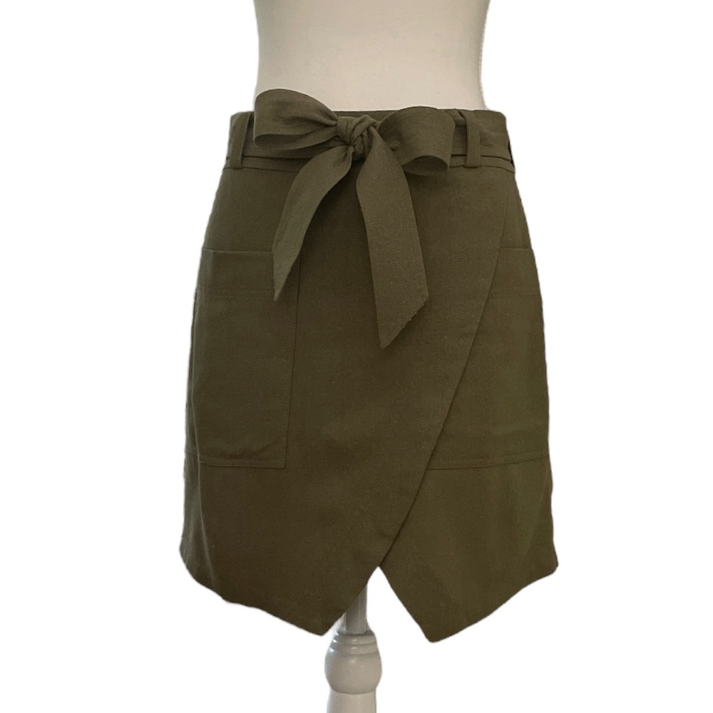 Madewell Army Green Skirt